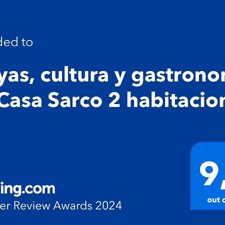 Playas, Cultura Y Gastronomia En Casa Sarco 2 Habitaciones ซานเฟร์นันโด ภายนอก รูปภาพ