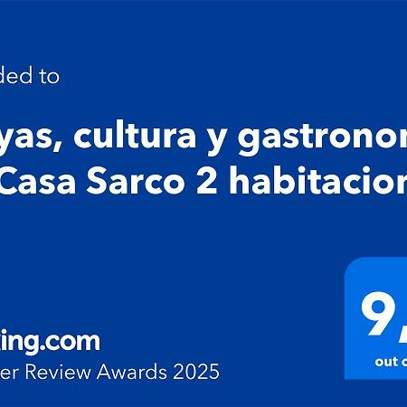 Playas, Cultura Y Gastronomia En Casa Sarco 2 Habitaciones ซานเฟร์นันโด ภายนอก รูปภาพ